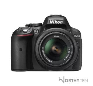 Nikon D5300 With 18-55mm Lens (Wifi Camera)